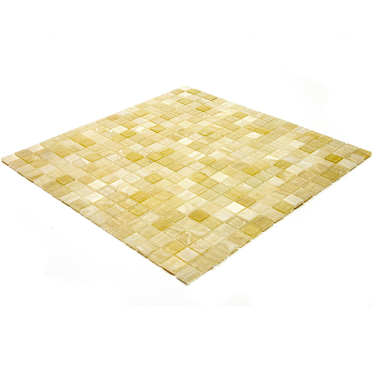 Apollo Tile Skosh Cream Beige 11-1/2-in x 11-1/2-in Glossy Glass Uniform Squares Floor and Wall Tile (18.69-sq. ft/ Carton)