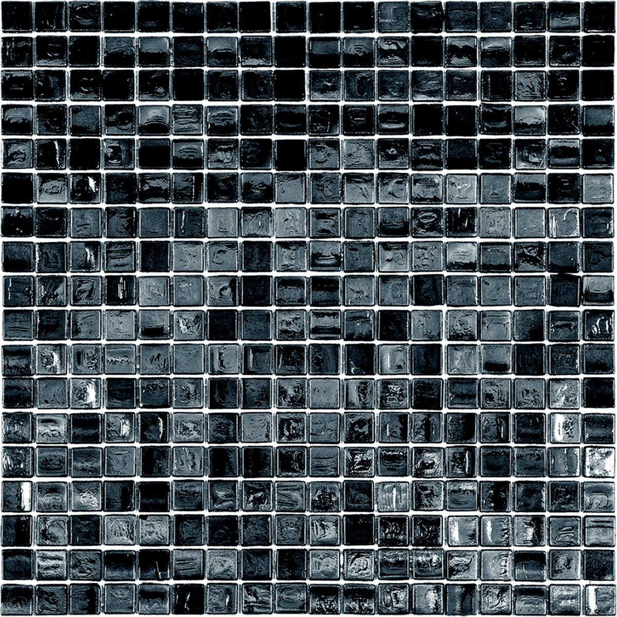 Apollo Tile Skosh Rich Black 11-1/2-in x 11-1/2-in Glossy Glass Uniform Squares Floor and Wall Tile (18.69-sq. ft/ Carton)