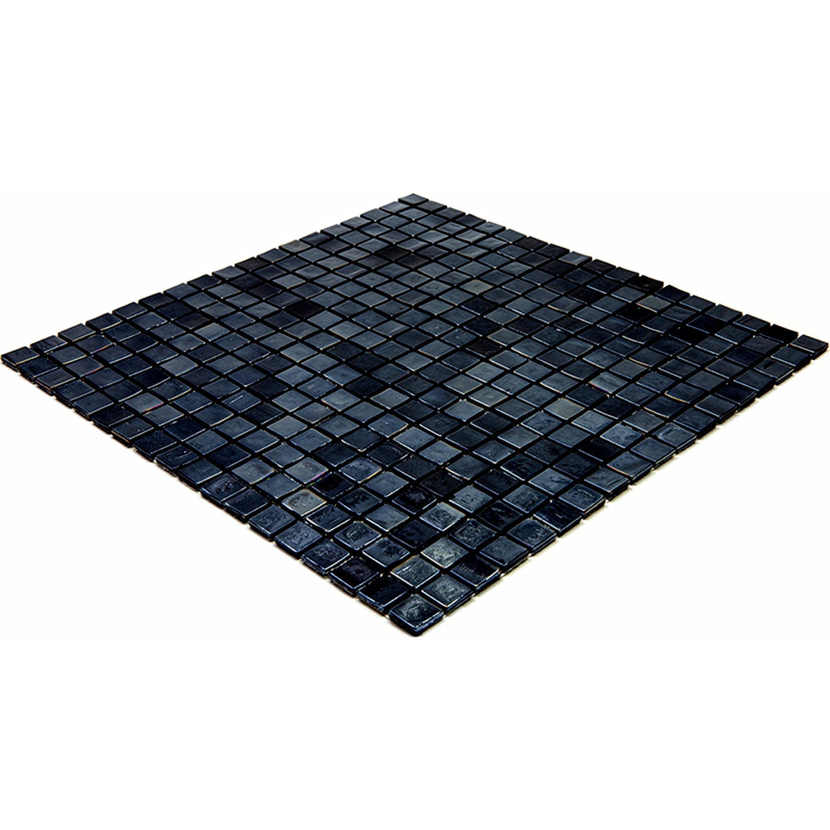 Apollo Tile Skosh Rich Black 11-1/2-in x 11-1/2-in Glossy Glass Uniform Squares Floor and Wall Tile (18.69-sq. ft/ Carton)
