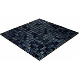Apollo Tile Skosh Rich Black 11-1/2-in x 11-1/2-in Glossy Glass Uniform Squares Floor and Wall Tile (18.69-sq. ft/ Carton)