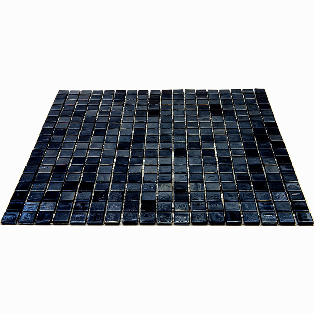 Apollo Tile Skosh Rich Black 11-1/2-in x 11-1/2-in Glossy Glass Uniform Squares Floor and Wall Tile (18.69-sq. ft/ Carton)