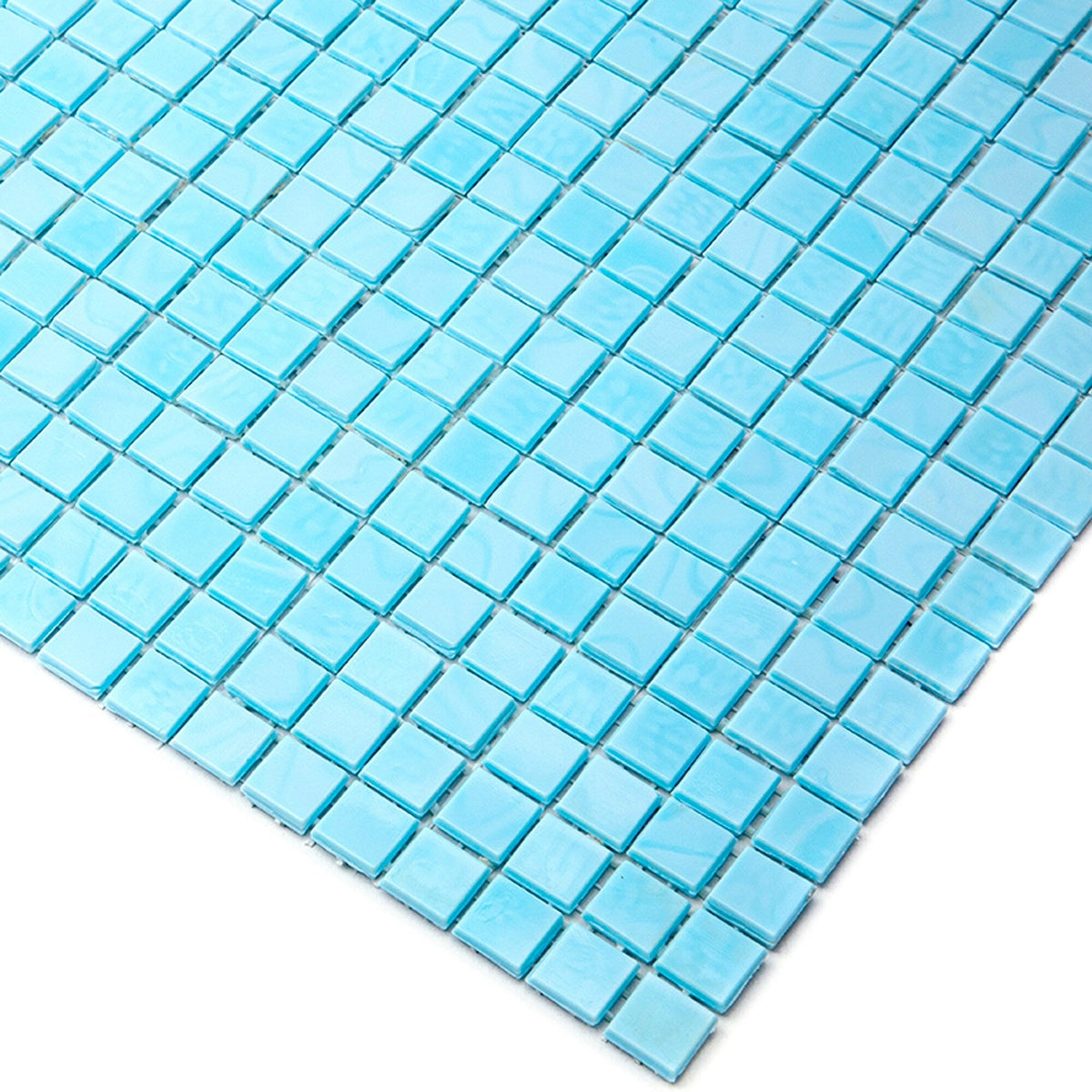 Apollo Tile Skosh Sky Blue 11-1/2-in x 11-1/2-in Glossy Glass Uniform Squares Floor and Wall Tile (18.69-sq. ft/ Carton)