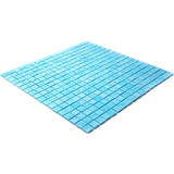 Apollo Tile Skosh Sky Blue 11-1/2-in x 11-1/2-in Glossy Glass Uniform Squares Floor and Wall Tile (18.69-sq. ft/ Carton)