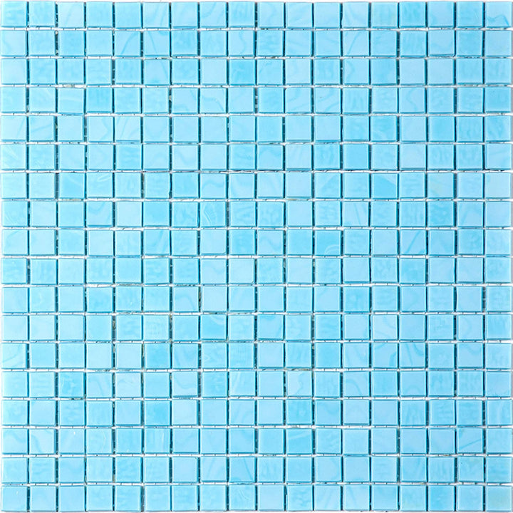Apollo Tile Skosh Sky Blue 11-1/2-in x 11-1/2-in Glossy Glass Uniform Squares Floor and Wall Tile (18.69-sq. ft/ Carton)