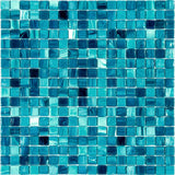 Apollo Tile Skosh Arctic Blue 11-1/2-in x 11-1/2-in Glossy Glass Uniform Squares Floor and Wall Tile (18.69-sq. ft/ Carton)