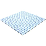 Apollo Tile Skosh Light Blue 11-1/2-in x 11-1/2-in Glossy Glass Uniform Squares Floor and Wall Tile (18.69-sq. ft/ Carton)