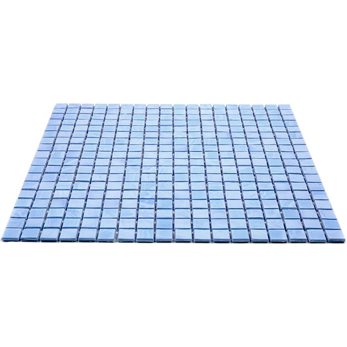 Apollo Tile Skosh Columbia Blue 11-1/2-in x 11-1/2-in Glossy Glass Uniform Squares Floor and Wall Tile (18.69-sq. ft/ Carton)
