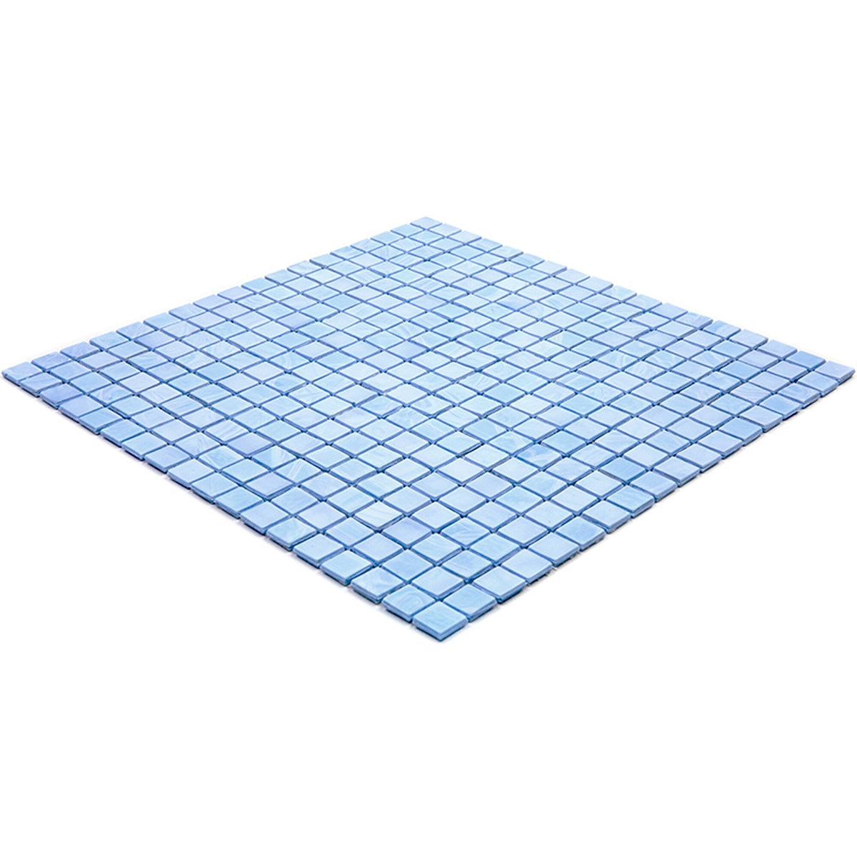 Apollo Tile Skosh Columbia Blue 11-1/2-in x 11-1/2-in Glossy Glass Uniform Squares Floor and Wall Tile (18.69-sq. ft/ Carton)