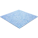 Apollo Tile Skosh Columbia Blue 11-1/2-in x 11-1/2-in Glossy Glass Uniform Squares Floor and Wall Tile (18.69-sq. ft/ Carton)