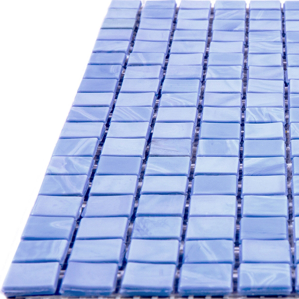 Apollo Tile Skosh Baby Blue 11-1/2-in x 11-1/2-in Glossy Glass Uniform Squares Floor and Wall Tile (18.69-sq. ft/ Carton)