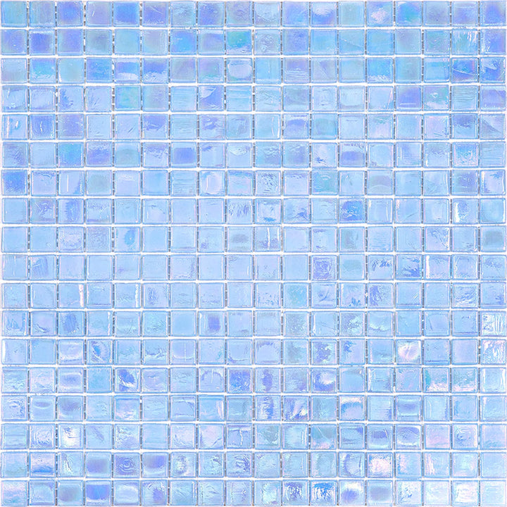 Apollo Tile Skosh Light Sky Blue 11-1/2-in x 11-1/2-in Glossy Glass Uniform Squares Floor and Wall Tile (18.69-sq. ft/ Carton)