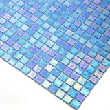 Apollo Tile Skosh Carolina Blue 11-1/2-in x 11-1/2-in Glossy Glass Uniform Squares Floor and Wall Tile (18.69-sq. ft/ Carton)