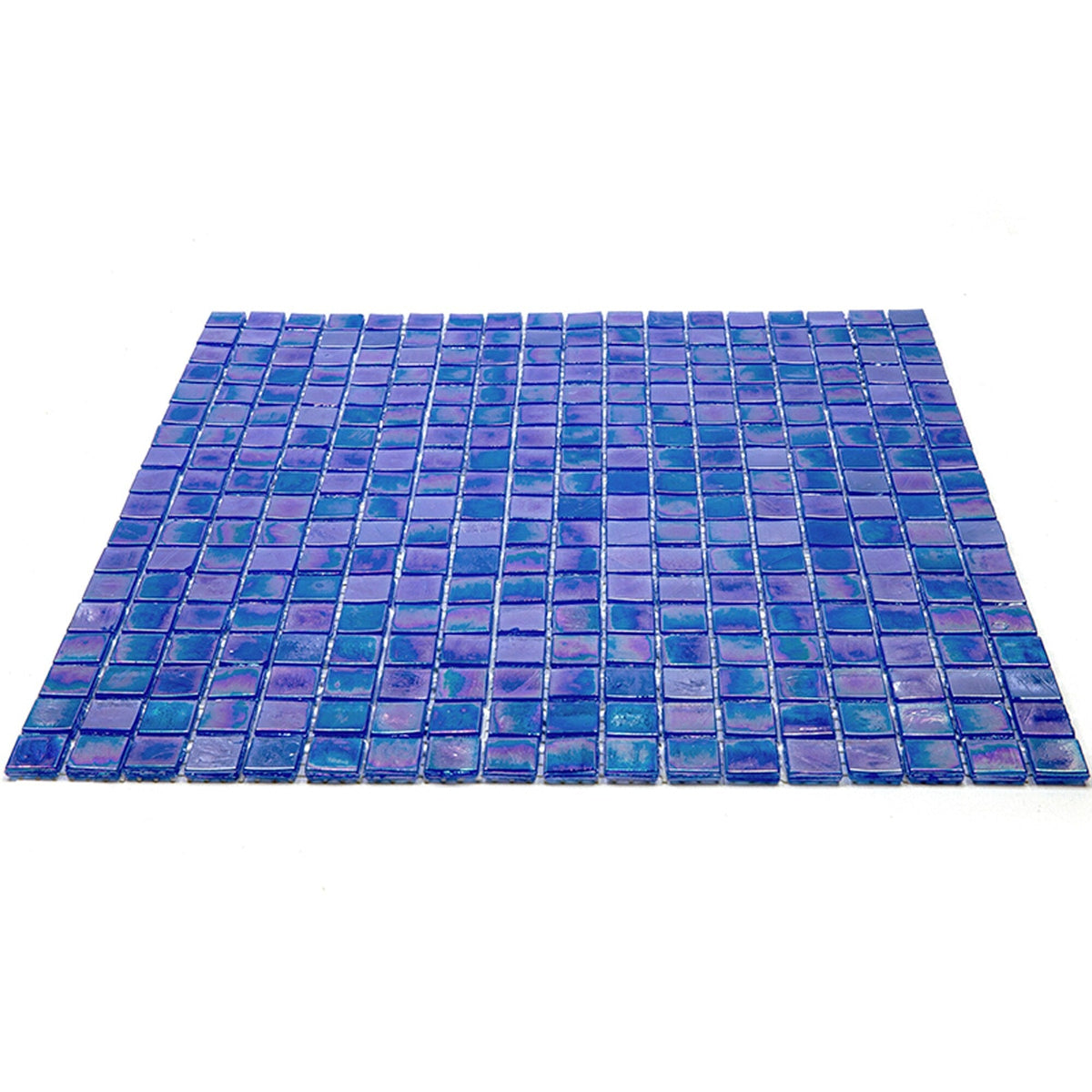 Apollo Tile Skosh Egyptian Blue 11-1/2-in x 11-1/2-in Glossy Glass Uniform Squares Floor and Wall Tile (18.69-sq. ft/ Carton)