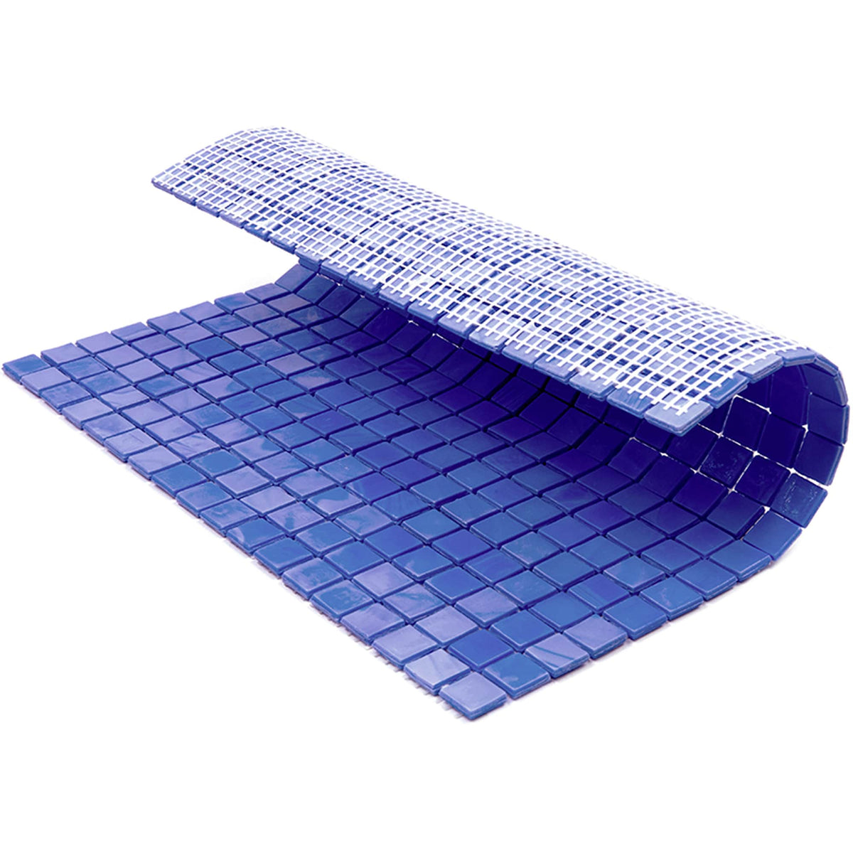 Apollo Tile Skosh Neon Blue 11-1/2-in x 11-1/2-in Glossy Glass Uniform Squares Floor and Wall Tile (18.69-sq. ft/ Carton)