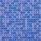 Apollo Tile Skosh Neon Blue 11-1/2-in x 11-1/2-in Glossy Glass Uniform Squares Floor and Wall Tile (18.69-sq. ft/ Carton)