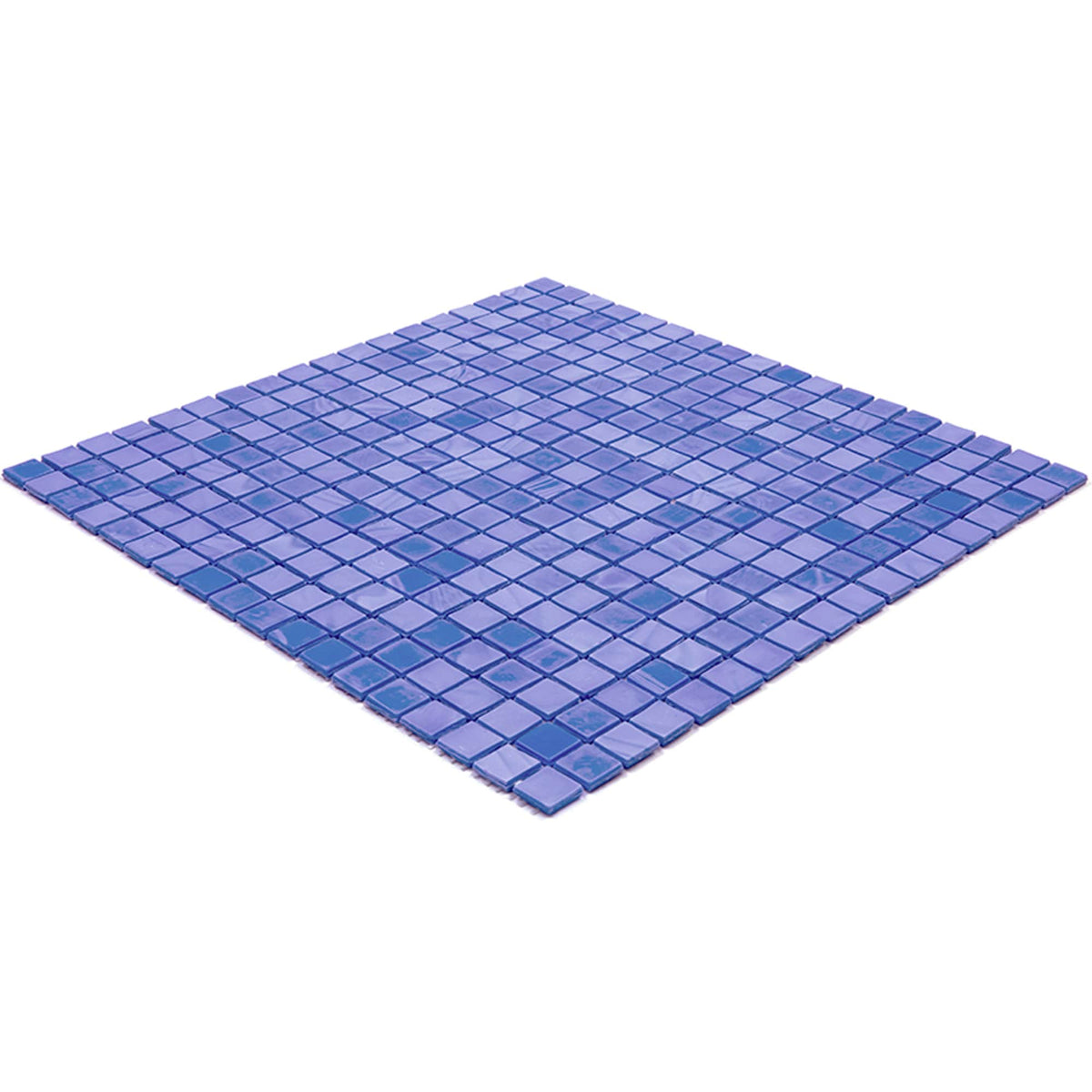 Apollo Tile Skosh Neon Blue 11-1/2-in x 11-1/2-in Glossy Glass Uniform Squares Floor and Wall Tile (18.69-sq. ft/ Carton)