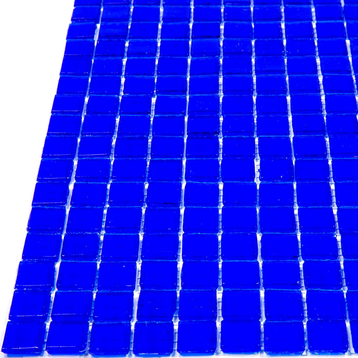 Apollo Tile Skosh Cobalt Blue 11-1/2-in x 11-1/2-in Glossy Glass Uniform Squares Floor and Wall Tile (18.69-sq. ft/ Carton)