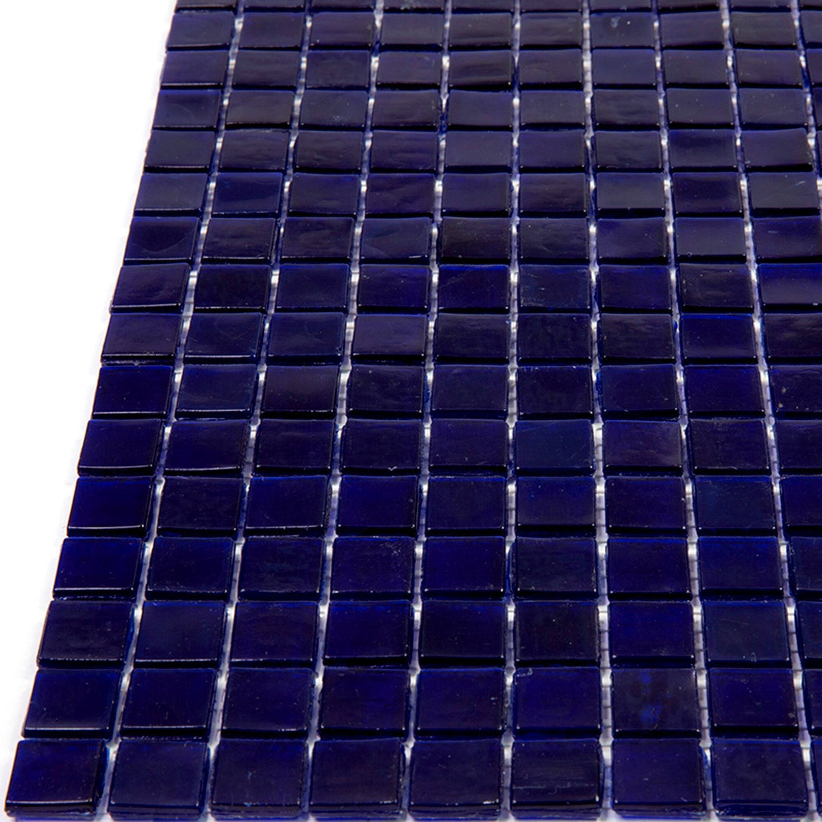 Apollo Tile Skosh Indigo Blue 11-1/2-in x 11-1/2-in Glossy Glass Uniform Squares Floor and Wall Tile (18.69-sq. ft/ Carton)