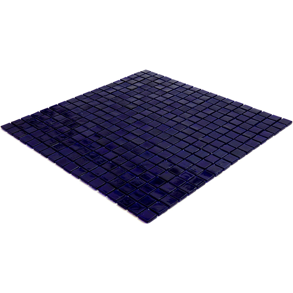 Apollo Tile Skosh Indigo Blue 11-1/2-in x 11-1/2-in Glossy Glass Uniform Squares Floor and Wall Tile (18.69-sq. ft/ Carton)