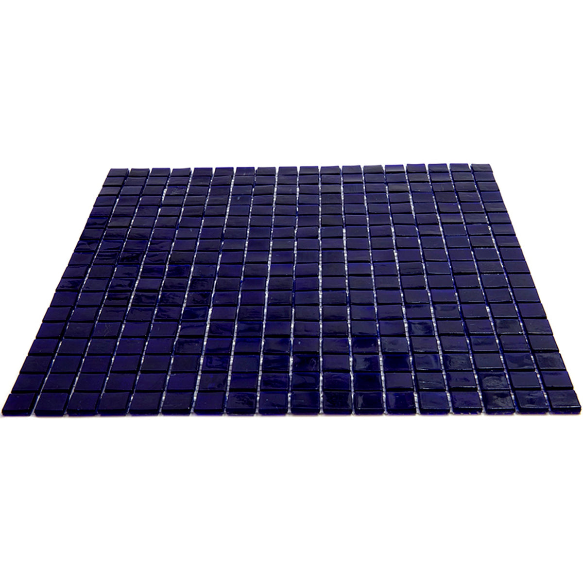 Apollo Tile Skosh Indigo Blue 11-1/2-in x 11-1/2-in Glossy Glass Uniform Squares Floor and Wall Tile (18.69-sq. ft/ Carton)