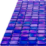 Apollo Tile Skosh Tiffany Blue 11-1/2-in x 11-1/2-in Glossy Glass Uniform Squares Floor and Wall Tile (18.69-sq. ft/ Carton)