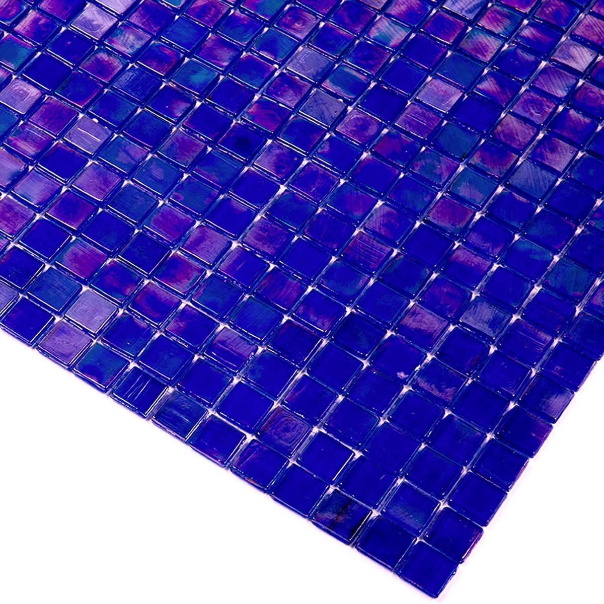 Apollo Tile Skosh Tiffany Blue 11-1/2-in x 11-1/2-in Glossy Glass Uniform Squares Floor and Wall Tile (18.69-sq. ft/ Carton)