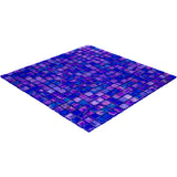 Apollo Tile Skosh Tiffany Blue 11-1/2-in x 11-1/2-in Glossy Glass Uniform Squares Floor and Wall Tile (18.69-sq. ft/ Carton)