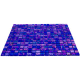 Apollo Tile Skosh Tiffany Blue 11-1/2-in x 11-1/2-in Glossy Glass Uniform Squares Floor and Wall Tile (18.69-sq. ft/ Carton)