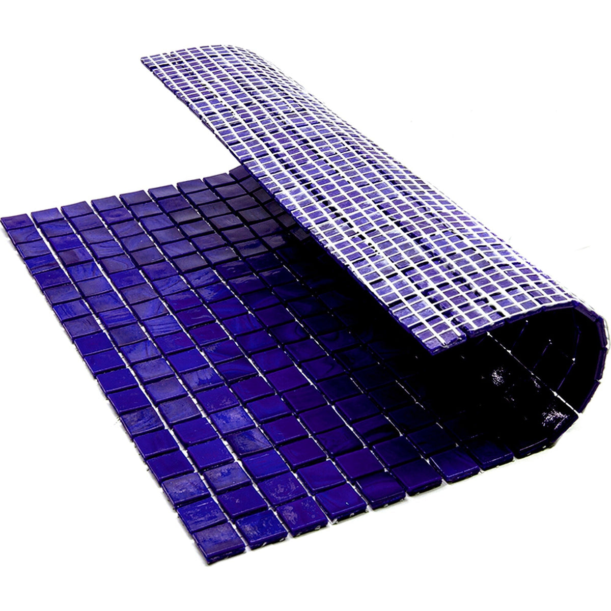 Apollo Tile Skosh Royal Blue 11-1/2-in x 11-1/2-in Glossy Glass Uniform Squares Floor and Wall Tile (18.69-sq. ft/ Carton)