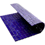 Apollo Tile Skosh Royal Blue 11-1/2-in x 11-1/2-in Glossy Glass Uniform Squares Floor and Wall Tile (18.69-sq. ft/ Carton)
