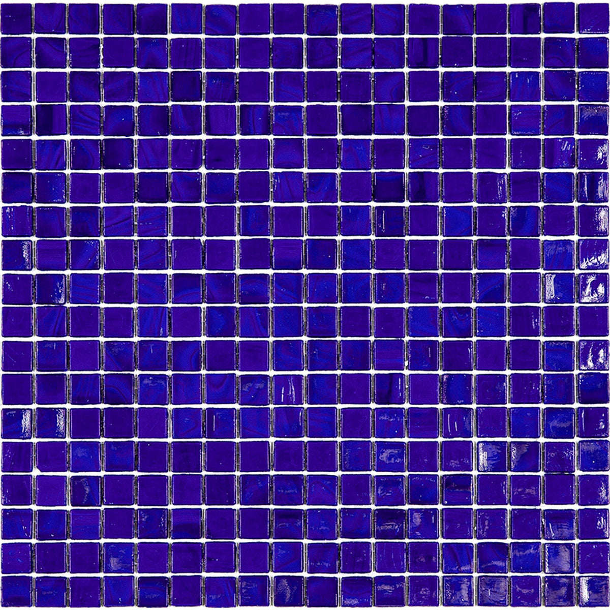 Apollo Tile Skosh Royal Blue 11-1/2-in x 11-1/2-in Glossy Glass Uniform Squares Floor and Wall Tile (18.69-sq. ft/ Carton)