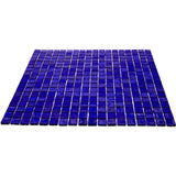 Apollo Tile Skosh Royal Blue 11-1/2-in x 11-1/2-in Glossy Glass Uniform Squares Floor and Wall Tile (18.69-sq. ft/ Carton)