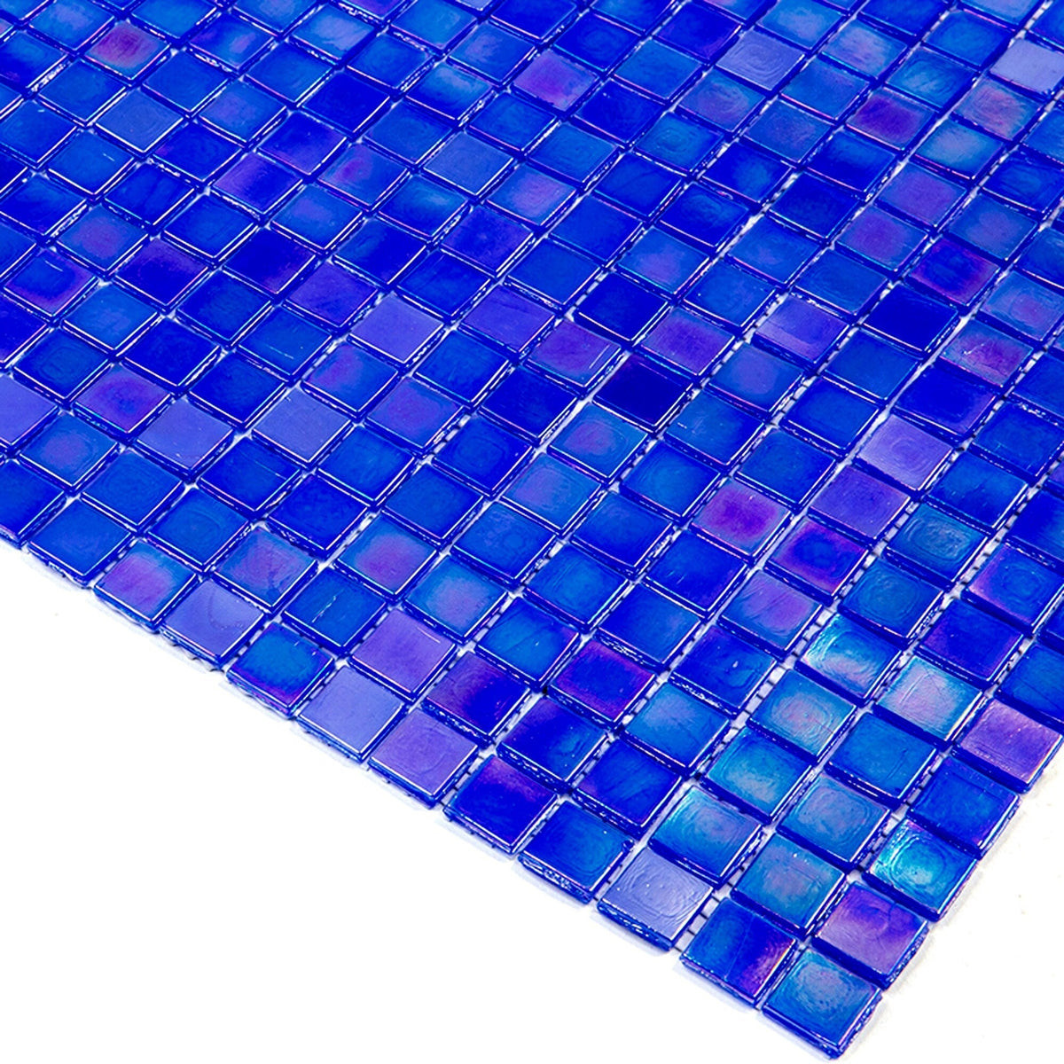 Apollo Tile Skosh Light Tiffany Blue 11-1/2-in x 11-1/2-in Glossy Glass Uniform Squares Floor and Wall Tile (18.69-sq. ft/ Carton)