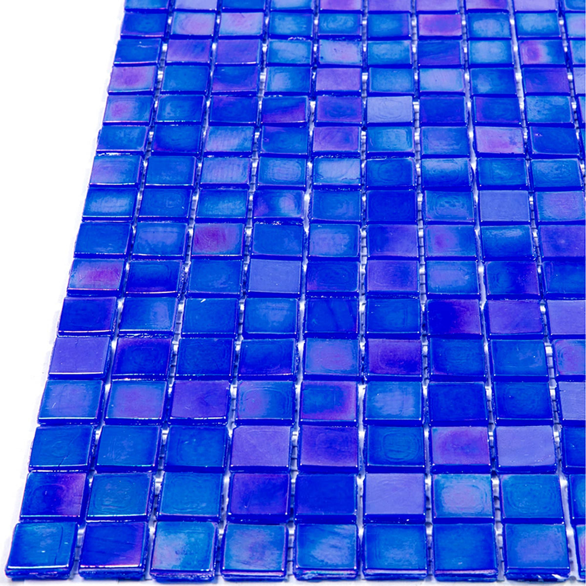 Apollo Tile Skosh Light Tiffany Blue 11-1/2-in x 11-1/2-in Glossy Glass Uniform Squares Floor and Wall Tile (18.69-sq. ft/ Carton)