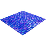 Apollo Tile Skosh Light Tiffany Blue 11-1/2-in x 11-1/2-in Glossy Glass Uniform Squares Floor and Wall Tile (18.69-sq. ft/ Carton)