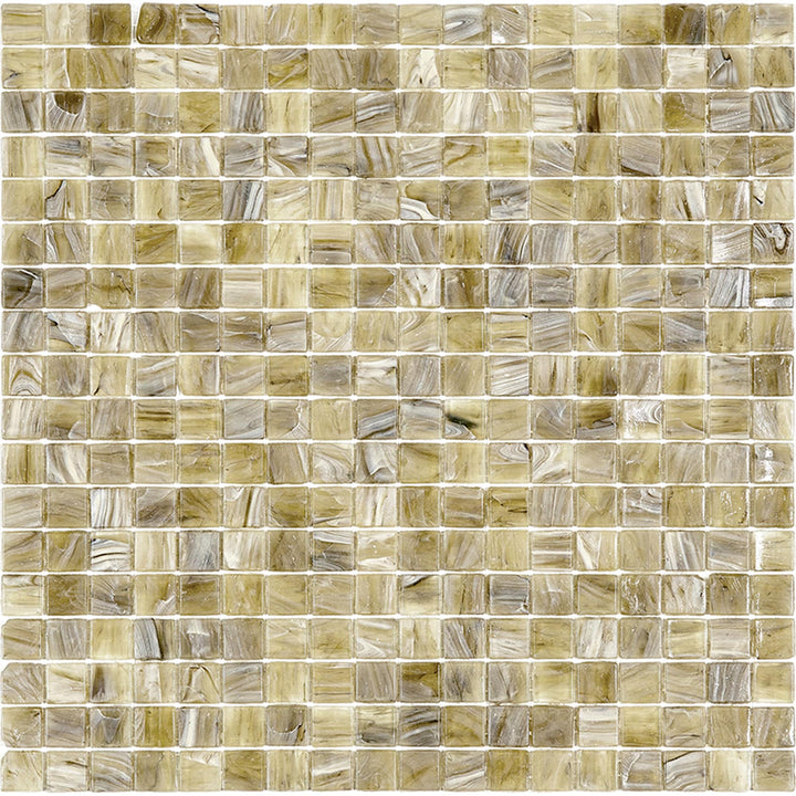 Apollo Tile Skosh Golden Brown 11-1/2-in x 11-1/2-in Glossy Glass Uniform Squares Floor and Wall Tile (18.69-sq. ft/ Carton)