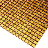 Apollo Tile Skosh Goldenrod Brown 11-1/2-in x 11-1/2-in Glossy Glass Uniform Squares Floor and Wall Tile (18.69-sq. ft/ Carton)
