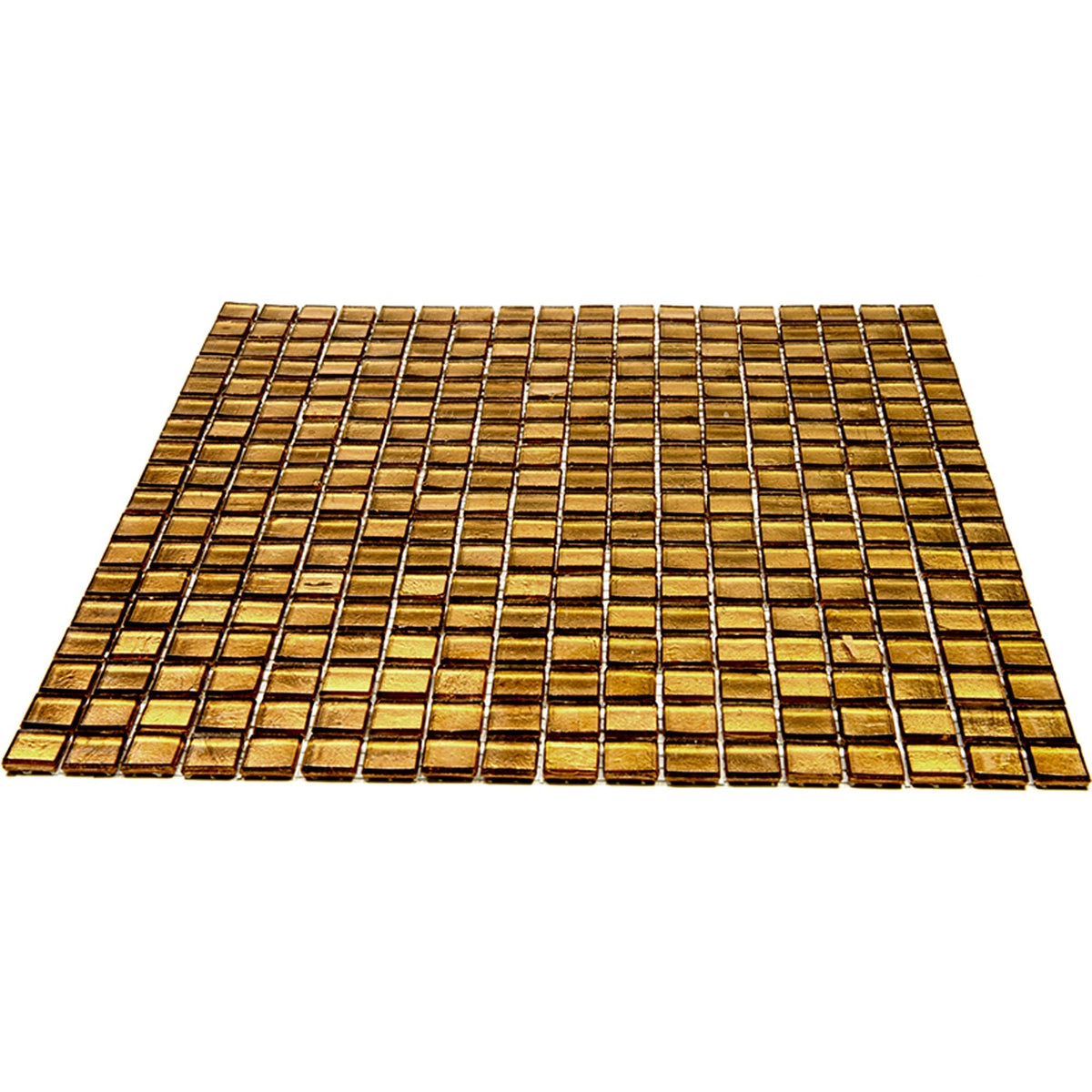 Apollo Tile Skosh Goldenrod Brown 11-1/2-in x 11-1/2-in Glossy Glass Uniform Squares Floor and Wall Tile (18.69-sq. ft/ Carton)