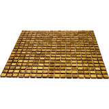 Apollo Tile Skosh Goldenrod Brown 11-1/2-in x 11-1/2-in Glossy Glass Uniform Squares Floor and Wall Tile (18.69-sq. ft/ Carton)