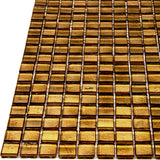 Apollo Tile Skosh Goldenrod Brown 11-1/2-in x 11-1/2-in Glossy Glass Uniform Squares Floor and Wall Tile (18.69-sq. ft/ Carton)