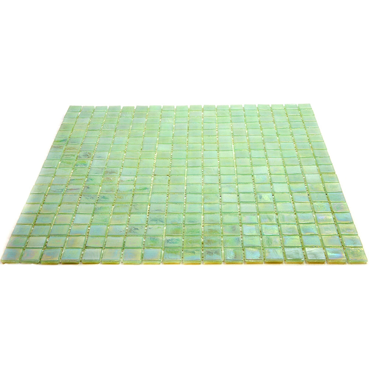 Apollo Tile Skosh Ultramarine Green 11-1/2-in x 11-1/2-in Glossy Glass Uniform Squares Floor and Wall Tile (18.69-sq. ft/ Carton)