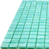 Apollo Tile Skosh Winter Green 11-1/2-in x 11-1/2-in Glossy Glass Uniform Squares Floor and Wall Tile (18.69-sq. ft/ Carton)