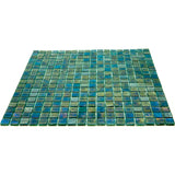 Apollo Tile Skosh Grenn-blue 11-1/2-in x 11-1/2-in Glossy Glass Uniform Squares Floor and Wall Tile (18.69-sq. ft/ Carton)