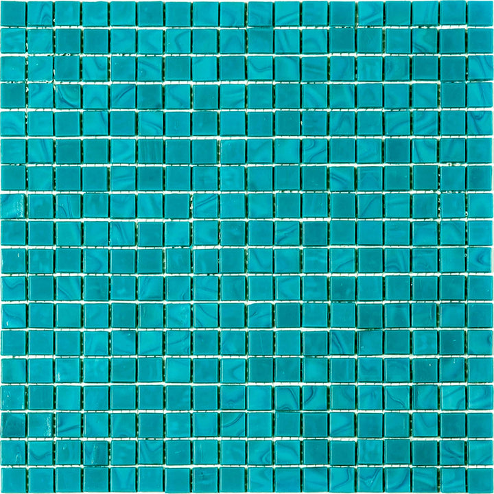 Apollo Tile Skosh Dark Blue-green 11-1/2-in x 11-1/2-in Glossy Glass Uniform Squares Floor and Wall Tile (18.69-sq. ft/ Carton)