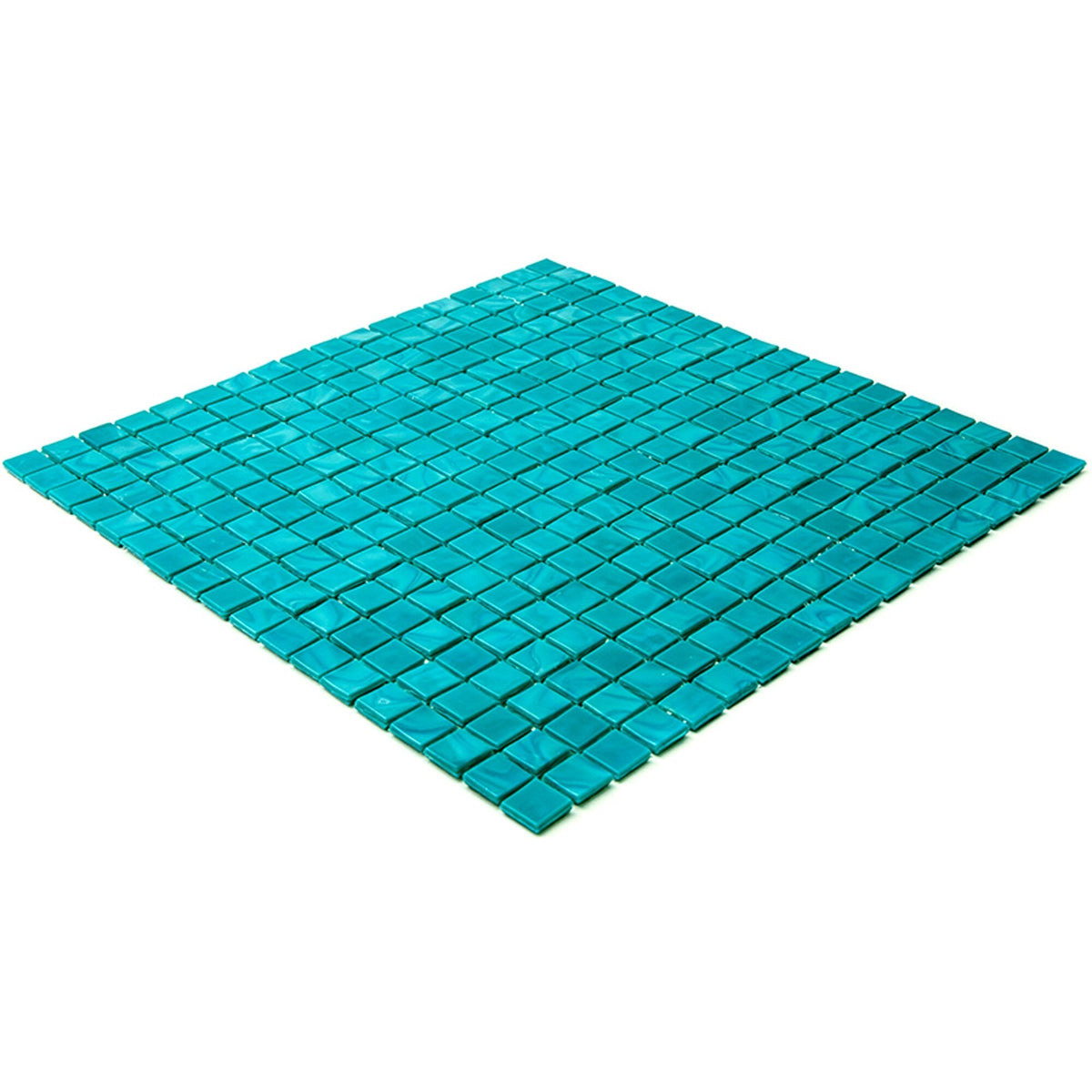 Apollo Tile Skosh Dark Blue-green 11-1/2-in x 11-1/2-in Glossy Glass Uniform Squares Floor and Wall Tile (18.69-sq. ft/ Carton)
