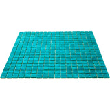 Apollo Tile Skosh Dark Blue-green 11-1/2-in x 11-1/2-in Glossy Glass Uniform Squares Floor and Wall Tile (18.69-sq. ft/ Carton)