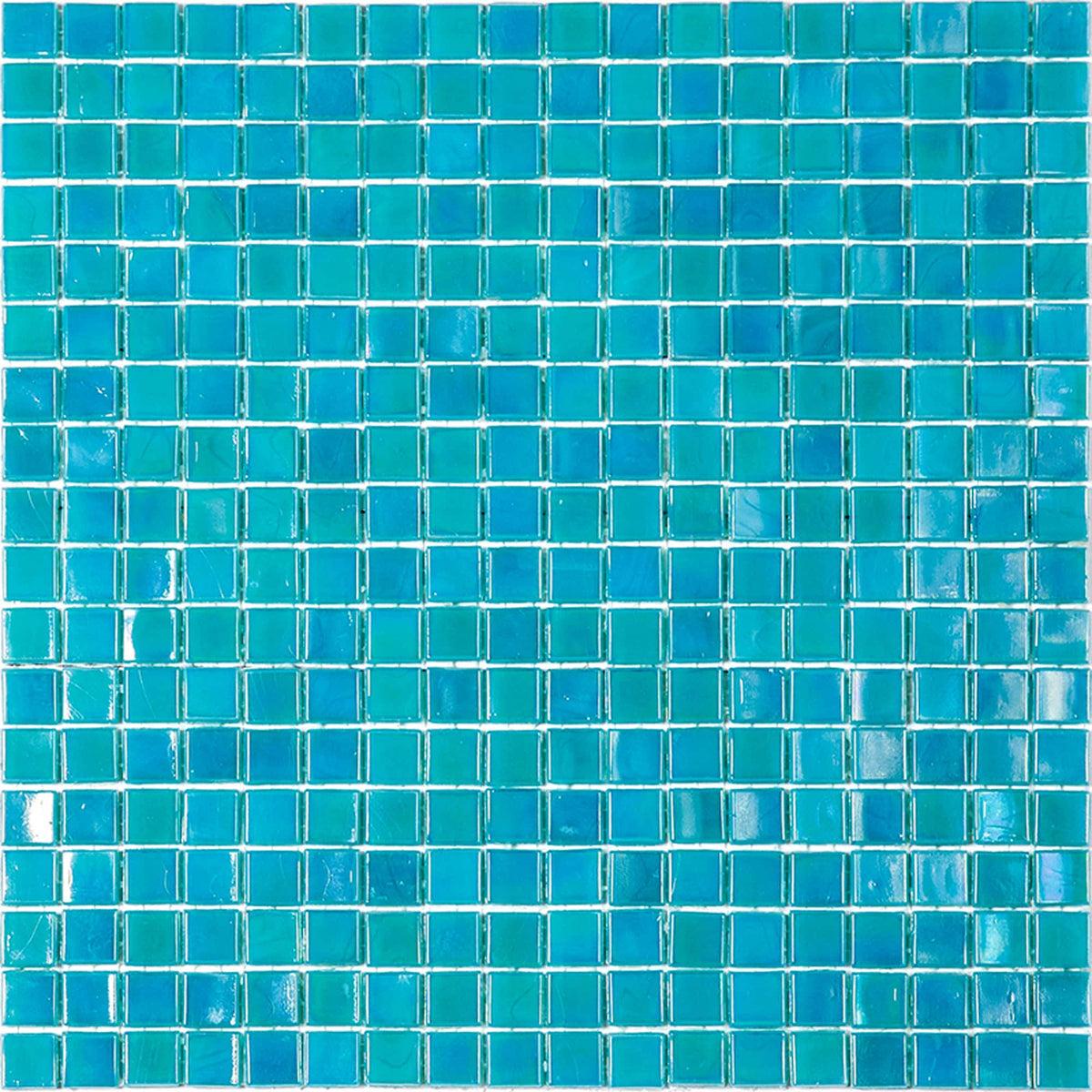 Apollo Tile Skosh Dark Ocean Green 11-1/2-in x 11-1/2-in Glossy Glass Uniform Squares Floor and Wall Tile (18.69-sq. ft/ Carton)