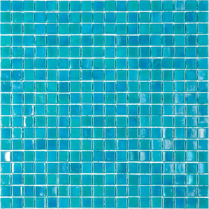 Apollo Tile Skosh Dark Ocean Green 11-1/2-in x 11-1/2-in Glossy Glass Uniform Squares Floor and Wall Tile (18.69-sq. ft/ Carton)