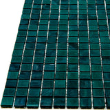 Apollo Tile Skosh Dark Green 11-1/2-in x 11-1/2-in Glossy Glass Uniform Squares Floor and Wall Tile (18.69-sq. ft/ Carton)