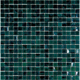 Apollo Tile Skosh Dark Green 11-1/2-in x 11-1/2-in Glossy Glass Uniform Squares Floor and Wall Tile (18.69-sq. ft/ Carton)